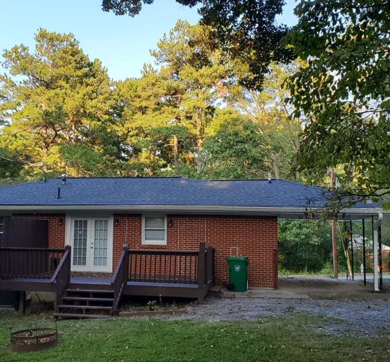 Roof flashing job in Lawrencevilla, GA